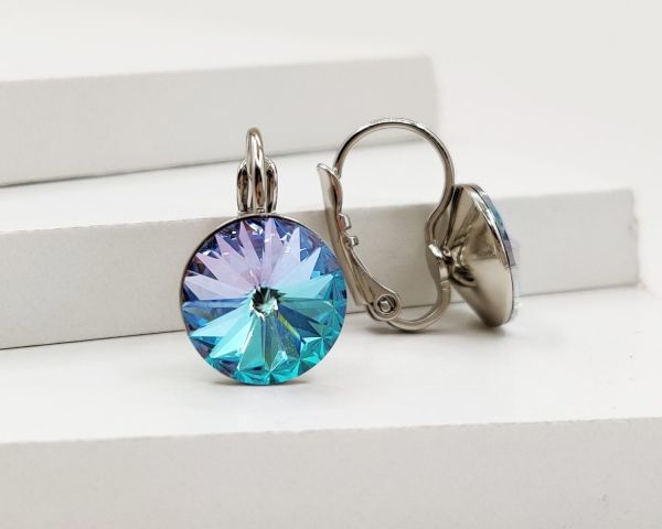 Earrings with Swarovski crystals