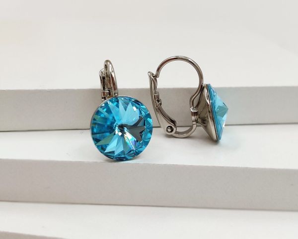 Earrings with Swarovski crystals