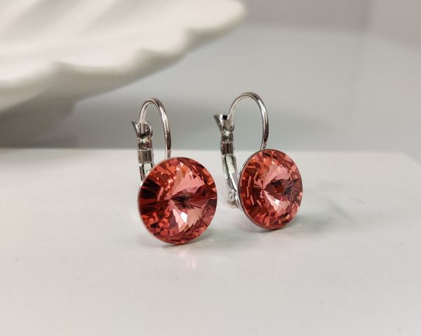 Earrings with Swarovski crystals