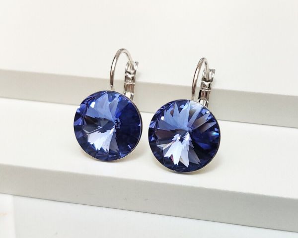 Earrings with Swarovski crystals