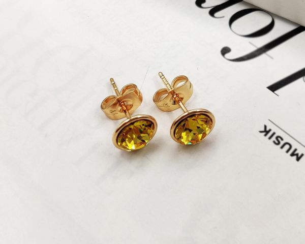 Earrings with Swarovski crystals Studs