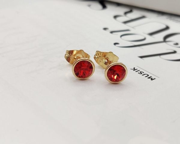 Earrings with Swarovski crystals Studs