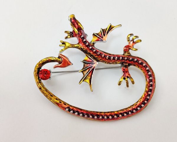 Brooch Year of the Dragon