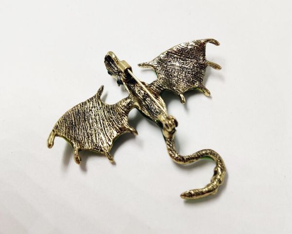 Flying Dragon pendant brooch