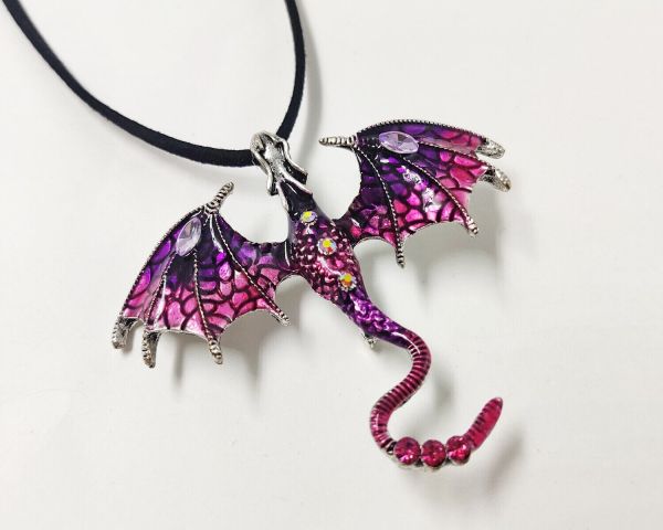 Flying Dragon pendant brooch