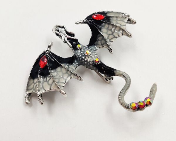 Flying Dragon pendant brooch