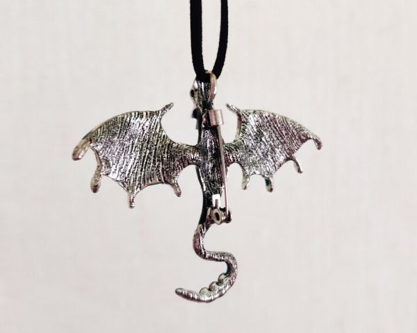 Flying Dragon pendant brooch