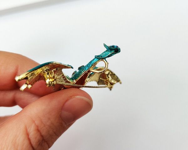 Flying Dragon pendant brooch