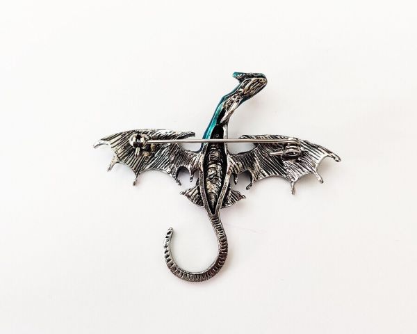 Flying Dragon pendant brooch