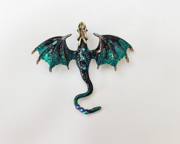 Flying Dragon pendant brooch