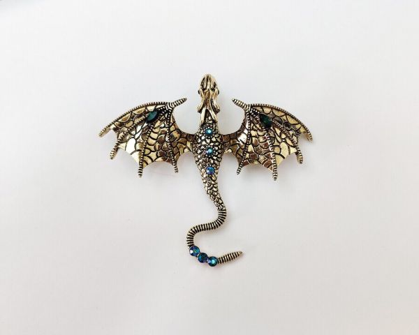 Flying Dragon pendant brooch