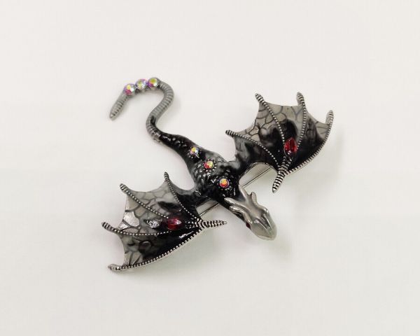 Flying Dragon pendant brooch