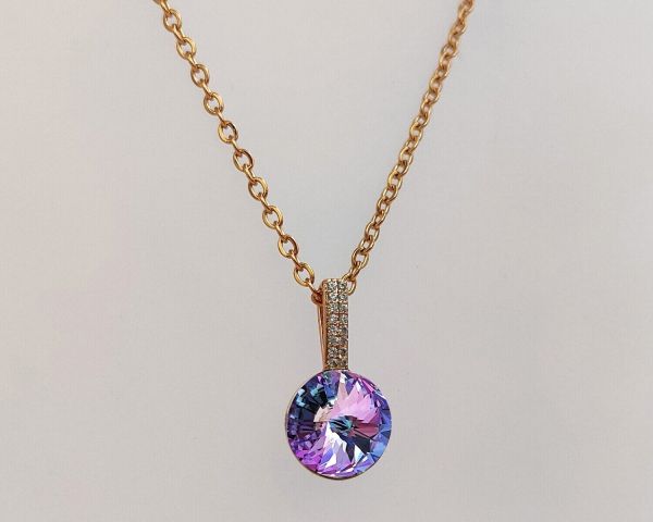 Pendant with Swarovski crystals