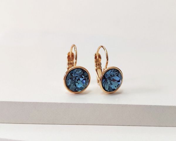 Earrings with Swarovski crystals