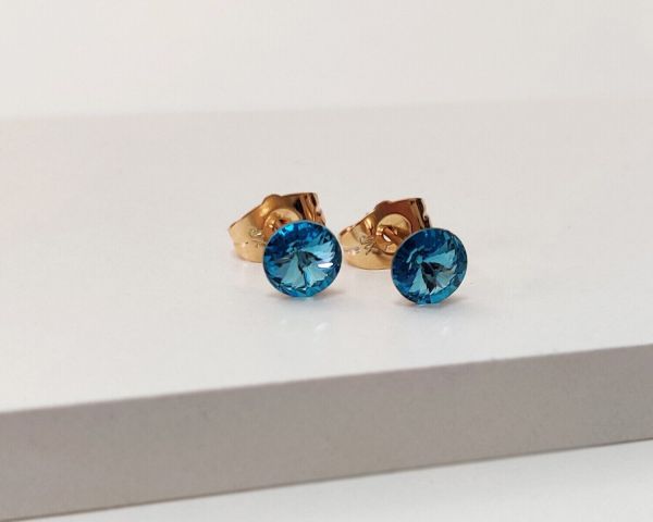 Earrings with Swarovski crystals