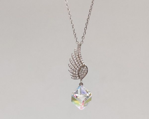 Pendant with Swarovski crystals