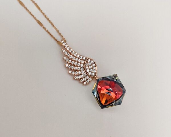 Pendant with Swarovski crystals