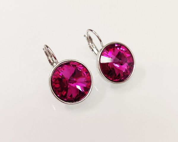 Earrings with Swarovski crystals