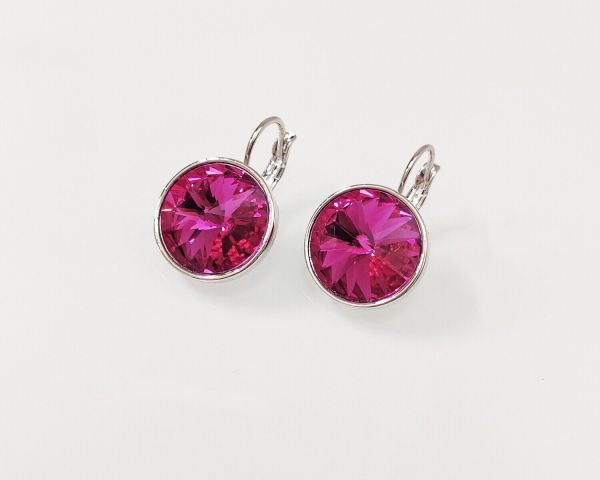 Earrings with Swarovski crystals