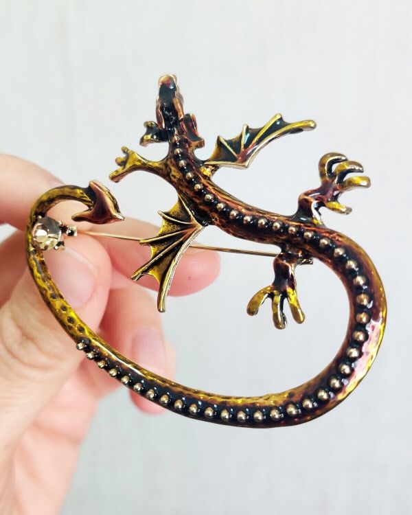 Brooch Year of the Dragon