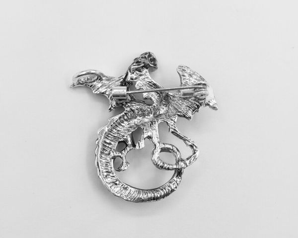 Brooch Metal Dragon